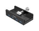 USB 3.0 HUB Clip Type 4 port, Black - MH4PU-BK