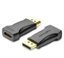 Adapter DisplayPort M / HDMI F - 4K, Black - HBPB0