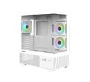 кутия Case ATX - Chronix WHITE V2 - 3 x 120 mm A-RGB, USB-C, Tempered Glass