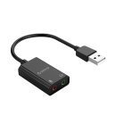 външна звукова карта USB Sound card - Headphones, Mic, Black - SKT2-BK