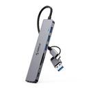 Orico HUB USB3.0/2.0 HUB 8 port USB-C/A - YSA8-U3-GY-BP