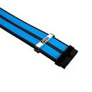 комплект удължителни кабели Custom Modding Cable Kit Black/Blue - ATX24P, EPS, PCI-e - BBL-001