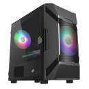 1stPlayer компютърна кутия Gaming Case mATX - D3 RGB Black