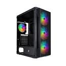 кутия Case ATX - Firebase X5 RGB - 4 fans included