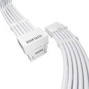 модулен кабел Custom Sleeved Modding Cable White - PCIe 5.0 12VHPWR M/M - FM2-B-WH