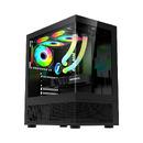 кутия Case ATX - MIKU Mi7-A Black - Reversed fans included