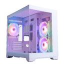 кутия Case mATX - MV6-TP White - 3 fans included