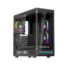 кутия Case ATX - PB8 Black - 3 x 120 mm A-RGB fans included, USB-C