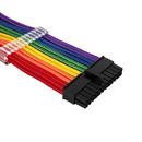 комплект удължителни кабели Custom Modding Cable Kit Rainbow - ATX24P, EPS, PCI-e - RB-001