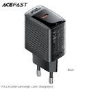 Универсално зарядно за стена Charger Wall GaN PD30W - A102 - USB-C x 1, Black