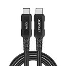 Кабел USB-C to USB-C Cable 100W 2m Aluminum alloy - C4-03 - Black