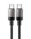 Кабел USB-C to USB-C Cable 60W Nylon Braided 1.20m  - C9-03 - Black
