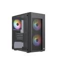 Case mATX - Hexform-G-BK-v2 - 3 fans included