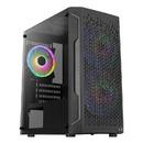 кутия Case mATX - Trinity Mini-G-BK-v3 - 3 fans included, Tempered Glass