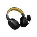 безжични геймърски слушалки Wireless Gaming Headphones - AHM08 MAX Black, Gray, Yellow - Bluetooth , 2.4G