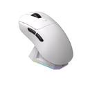 Ajazz AJ179 PRO - Wireless Gaming Mouse - 8K, Magnetic Charging Dock, White