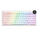 геймърска механична клавиатура Wireless Gaming Mechanical Keyboard AK820 V2 PRO - White peach Switch [Linear] (English US), White