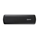 Portable SSD AS721 250GB USB-C 3.2 Gen 2/USB-A 3.2 Gen 1, Military-Grade, Shockproof, Black