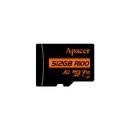 Apacer карта памет microSDXC 512GB UHS-I U3 V30 A2 Class 10, Adapter - AP512GMCSX10U8-R