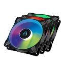 Комплект вентилатори Fan Pack 3-in-1 - P12 PWM PST A-RGB (Black)