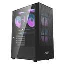 кутия Case ATX - A290 Black - 3 x 120 mm RGB fans included