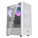 Case ATX - A290 White - 3 x 120 mm RGB fans included