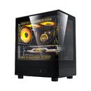кутия Case mATX - DB330M Black - Reversed fans included