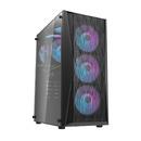кутия Case ATX - DK352 Black - 4 fans included