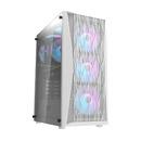 кутия Case ATX - DK352 White - 4 fans included
