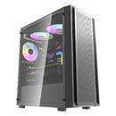 кутия Case ATX - DK353 Black - 4 fans included