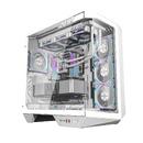 кутия Case ATX - DY470 Ice White - 4 x 120 mm Infinity Mirror Fans