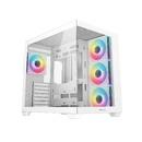 кутия Case ATX - CG530 4F White - 4 ARGB Fans