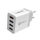 Fast Charger - QC3.0+3xUSB 30W White - MAKKI-QC48W4