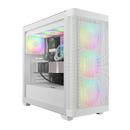 кутия Case E-ATX - ATHENA M3 White - USB-C, 4 x 120 mm A-RGB, Mesh, Tempered Glass
