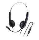 Genius Headset HS-220U - AI, USB-C, Mic, Black