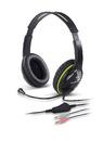 Genius Headset HS-400A - 3.5 mm, Mic, Black/Green