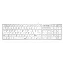 Genius Slim Keyboard SlimStar 126 White - Copilot, Low profile Chocolate