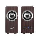 Genius тонколони Speakers 2.0 - SP-HF400 - 10W RMS, Dark Brown
