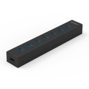 USB3.0 HUB 7 port Black - H7013-U3-AD