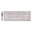 професионална геймърска механична клавиатура Professional Gaming Mechanical Keyboard MAD 68 R White- 8K, Kunlun Magnetic Switches [Linear]
