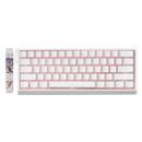 професионална геймърска механична клавиатура Professional Gaming Mechanical Keyboard MAD 60 HE Flagship - 8K, Magnetic Amber Pro Switches - White