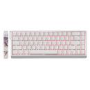 професионална геймърска механична клавиатура Professional Gaming Mechanical Keyboard MAD 68 HE RGB - 1K, Magnetic Amber Pro Switches - White