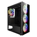 Case ATX L10 aRGB - Remote/4 Fans