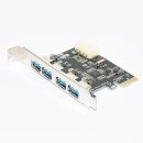 PCI-E card 4 x USB3.0 port - MAKKI-PCIE-4XUSB30-V1