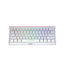 геймърска клавиатура Gaming Mechanical keyboard 61 keys TKL Hecate 61R WH - KG962G White - RED switches, RGB