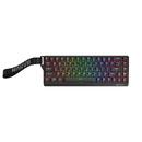 Wireless Gaming Mechanical keyboard Saber 65W KG965W - 1K, Banana Crystal [Linear], (English US)