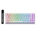 геймърска механична клавиатура Gaming Mechanical Keyboard Ace 68 - 8K, Ice Blue Magnetic Switch [Linear] (English US), White