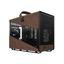 Montech Case mATX - Heritage PRO (B) - USB-C, Leather, 4 x 120 mm Fans