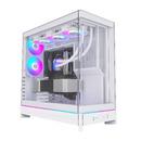 кутия Case ATX - HS02 PRO (W) - 5 x 120 mm ARGB Fans, USB-C, Black