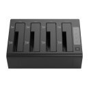 докинг станция Storage - HDD/SSD Dock/Duplicator - 4x 2.5 and 3.5 inch USB3.0, black - 6648US3-C